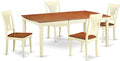 East West Furniture DOPL5-WHI-W 5 Piece Dining Room Furniture Set Includes a by EastWestFurniture