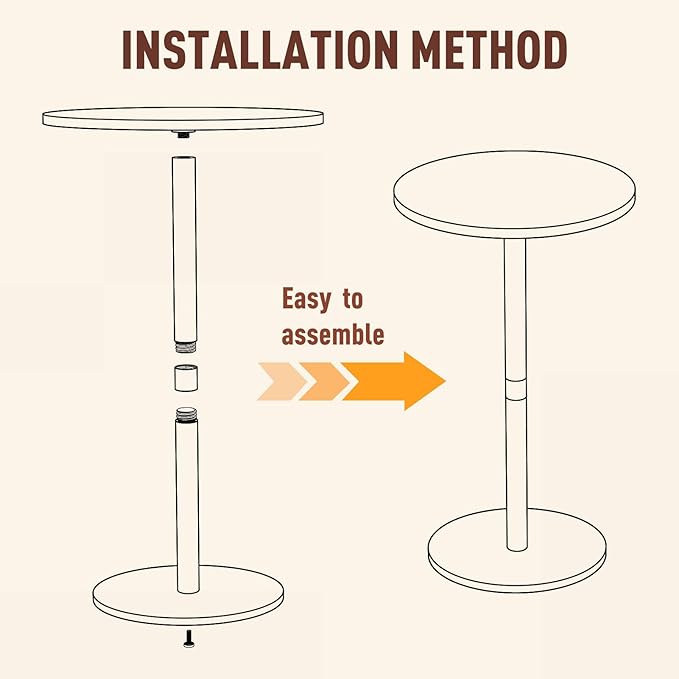 11.8" Round Clear Acrylic End Table - Image 7