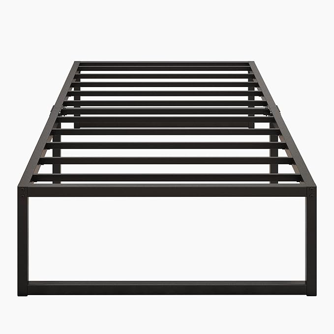 14 Inch Twin Bed Frames Heavy Duty Metal Twin Size Platform Bed Frame No Box - Image 7