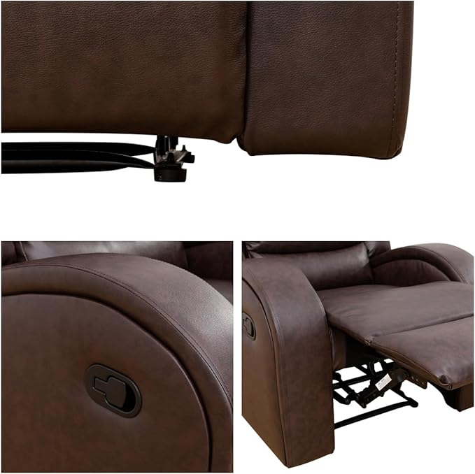 Leather Recliner Chair, Recliner Home Theater Seating, Electric Reclining Chair - Image 6