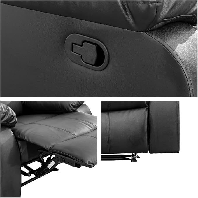 Leather Recliner Chair, Recliner Home Theater Seating, Electric Reclining Chair - Image 6