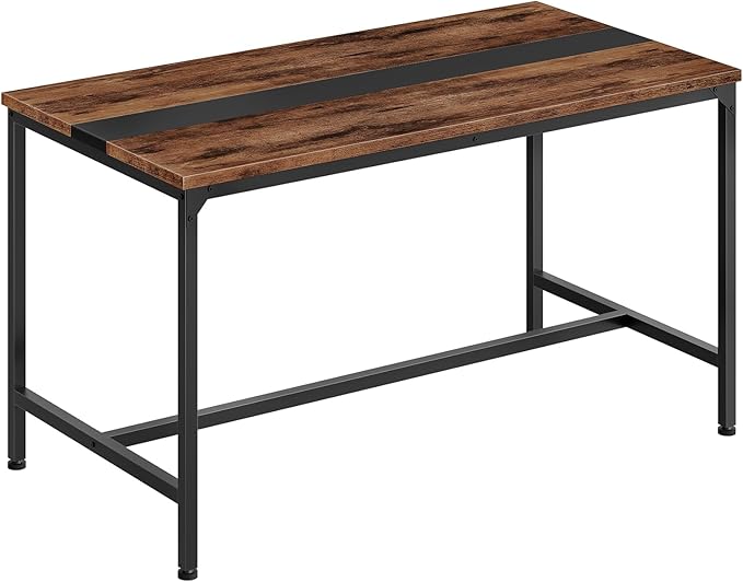 47.2'' Dining Table, Rectangle Color-Blocked Kitchen Dinner Table, by Choezon