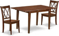 East West Furniture PSCL3-MAH-W 3 Piece Dining Room Furniture Set Contains a by EastWestFurniture