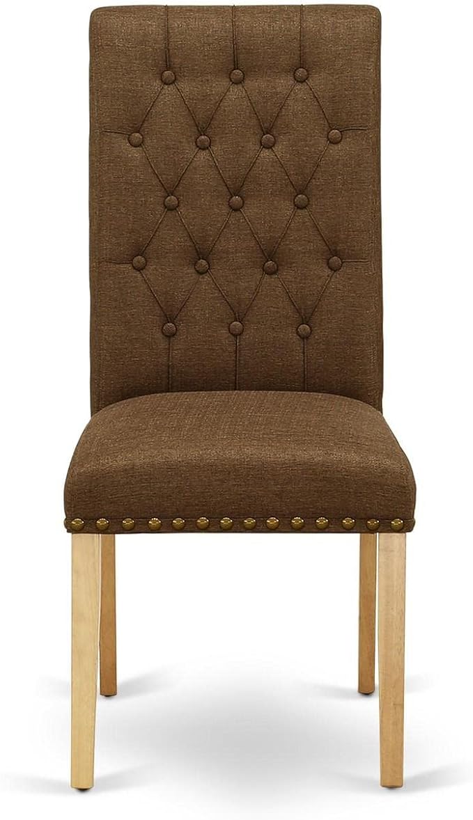 East West Furniture BRP4T18 Bremond Parson Kitchen Chairs - Image 4