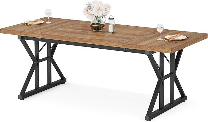 Tribesigns Farmhouse Dining Table - Image 8