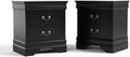 Furniture of America Arabella Traditional Solid Wood Nightstands Set of 2 by FurnitureofAmerica