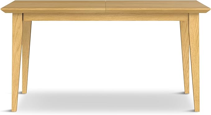 SIMPLIHOME Colby Extendable Dining Table, Solid Wood Oak Veneer in Oak - Image 5