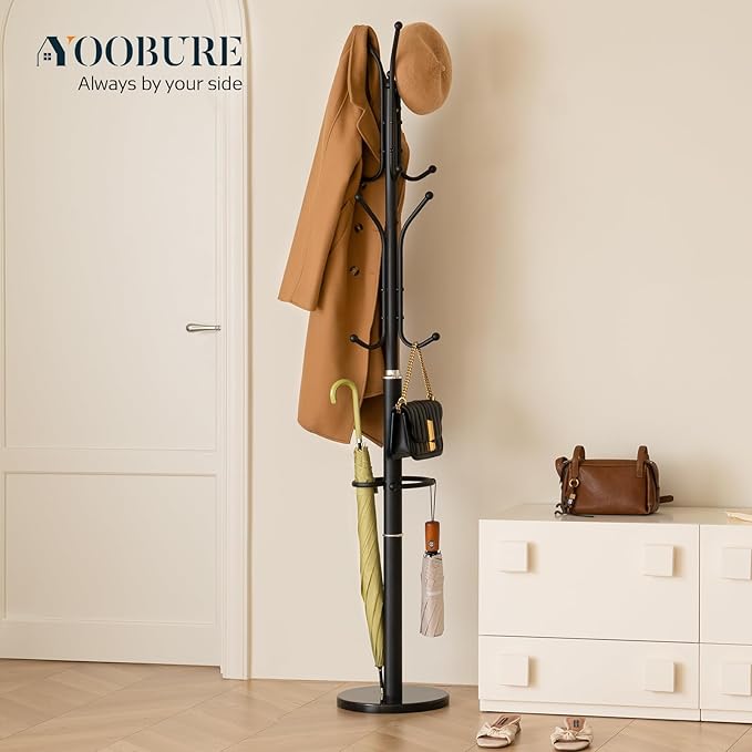 Yoobure Metal Coat Rack Freestanding - Image 2