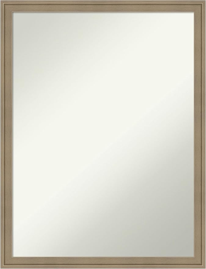 Amanti Art Grey Bathroom Mirror by AmantiArt