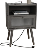 Mid Century Modern Nightstand by SOOWERY