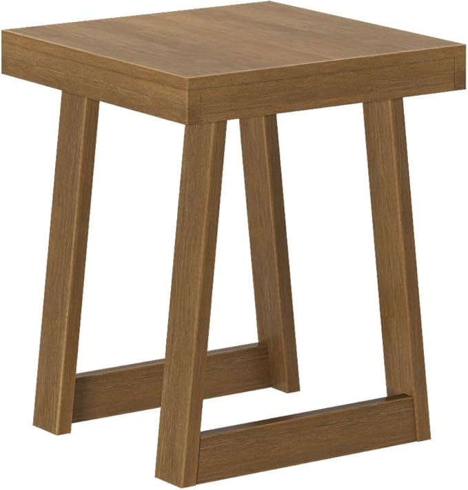 Plank+Beam Classic Square Side Table, Slim Side Table - Image 4