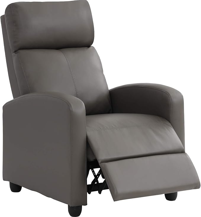 BestMassage | Recliner Chair | No Massage Function | Pu Grey | by BestMassage%C2%AE