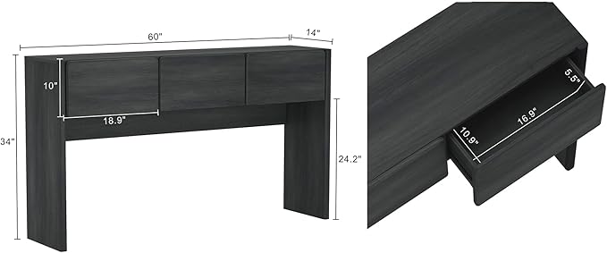 Manhattan Comfort Linda Modern Console Table - Image 3