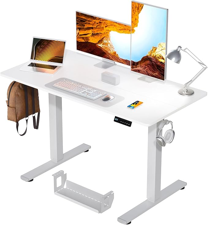 Kingant Electric Standing Desk Height Adjustable Stand Up Desks by KINGANT