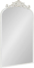 Kate and Laurel Arendahl Traditional Arch Wall Mirror; 19 x 31; Antique White; by KateandLaurel