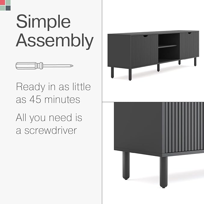 Fluted TV Stand - Image 4