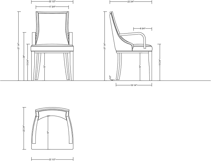 Manhattan Comfort Grand Faux Leather Dining Chairs - Image 4