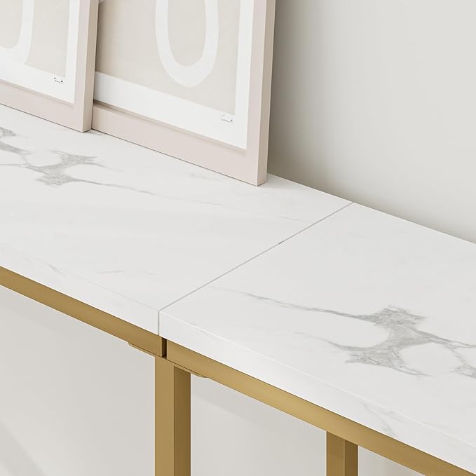 Masupu 70.9" Console Table, Modern Narrow Long Sofa Table Behind Couch - Image 5