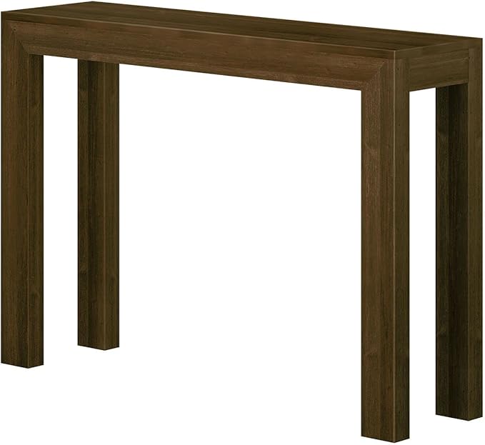 Plank+Beam Modern Solid Wood Console Table, 46.25 Inch, Sofa Table, Narrow - Image 4