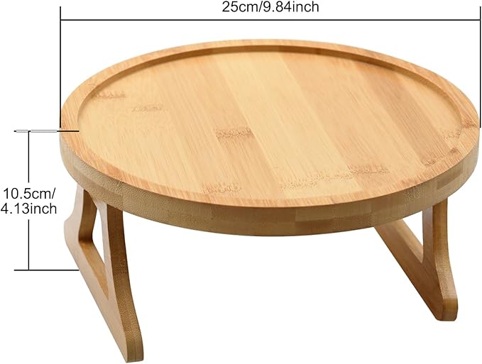 Sofa Arm Tray Table -Wide Sofa Arm Table-Flexible and Foldable-Ideal - Image 3