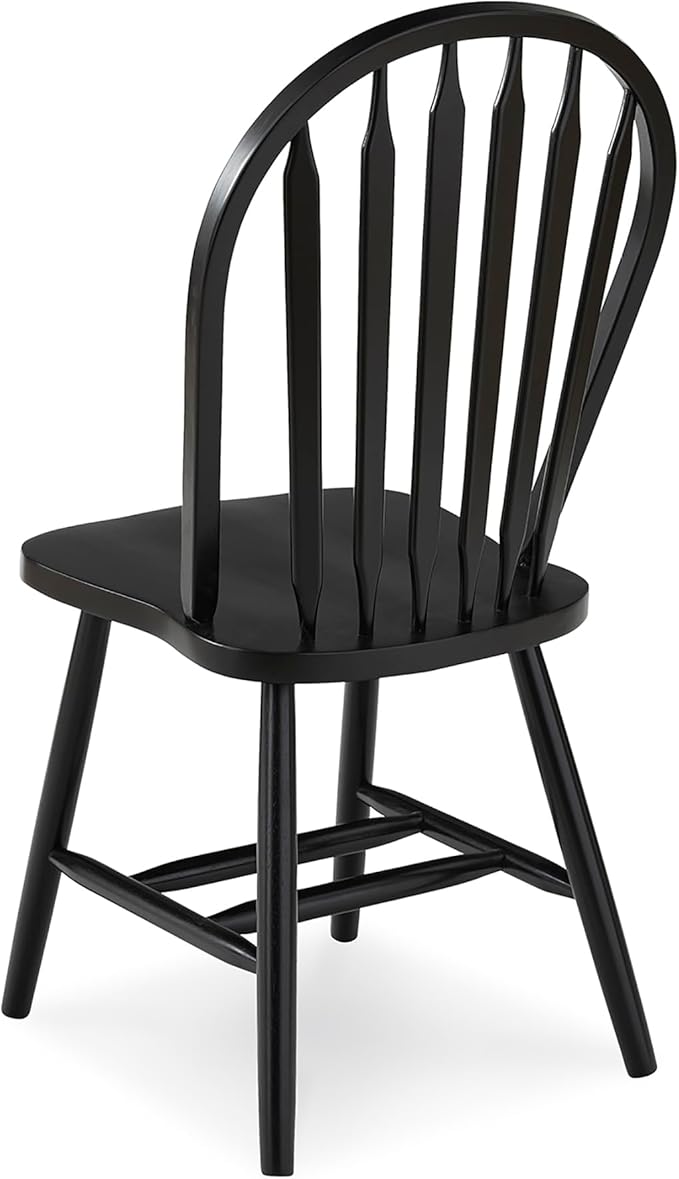 IC International Concepts Solid Wood Windsor ArrowBack Dining Chair - Image 4