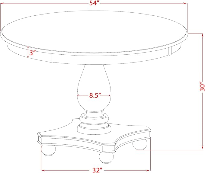 F52-11-TP - Dining Room Table - Image 11