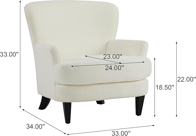 Christopher Knight Home Colby Boucle Upholstered Club Chair, Living Room Accent - Image 2