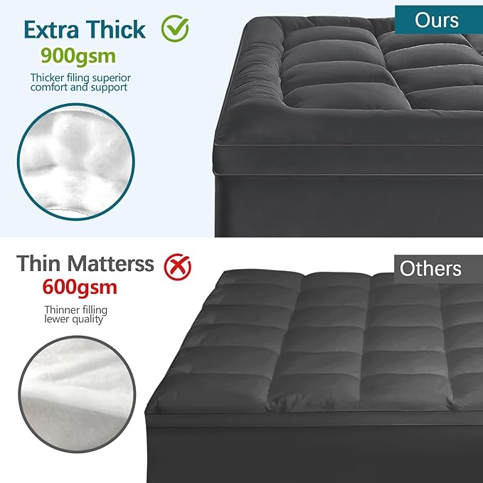 CYMULA King Size Mattress Topper - Image 2