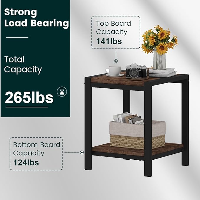 BON AUGURE End Table, Small Side Table - Image 3