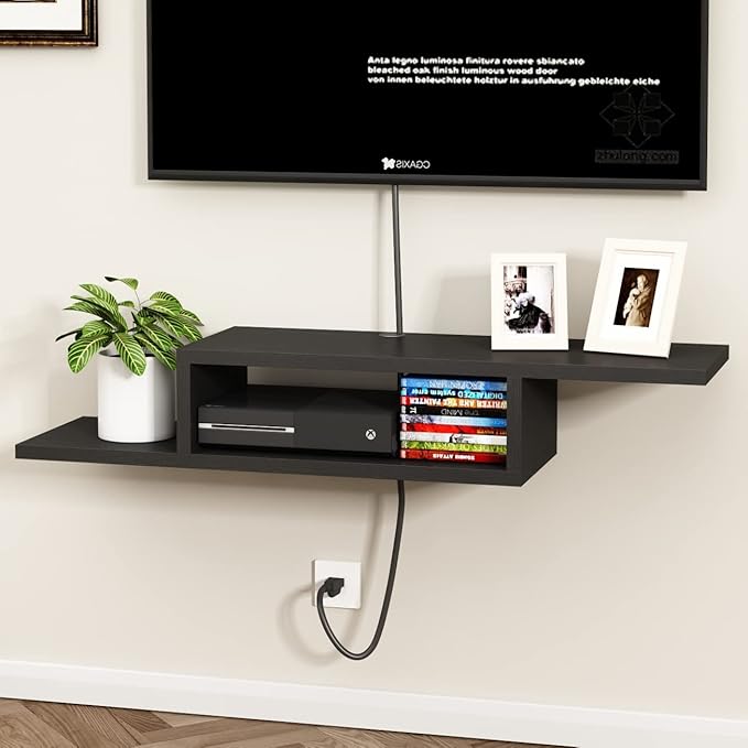 ChooChoo Floating TV Unit, Wall Mount Entertainment Center Media Console by ChooChoo