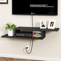 ChooChoo Floating TV Unit, Wall Mount Entertainment Center Media Console by ChooChoo