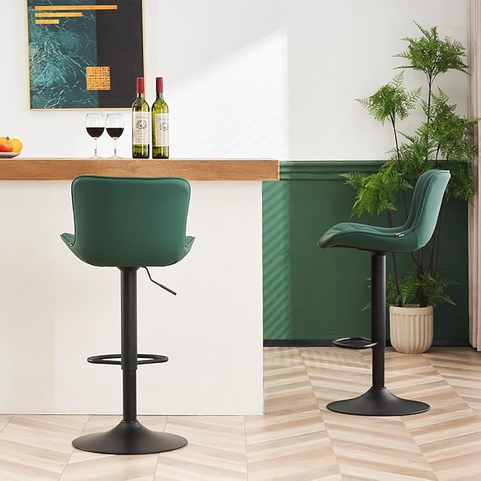 YOUNUOKE Bar Stools Set of 2, Counter Height Stools - Image 7