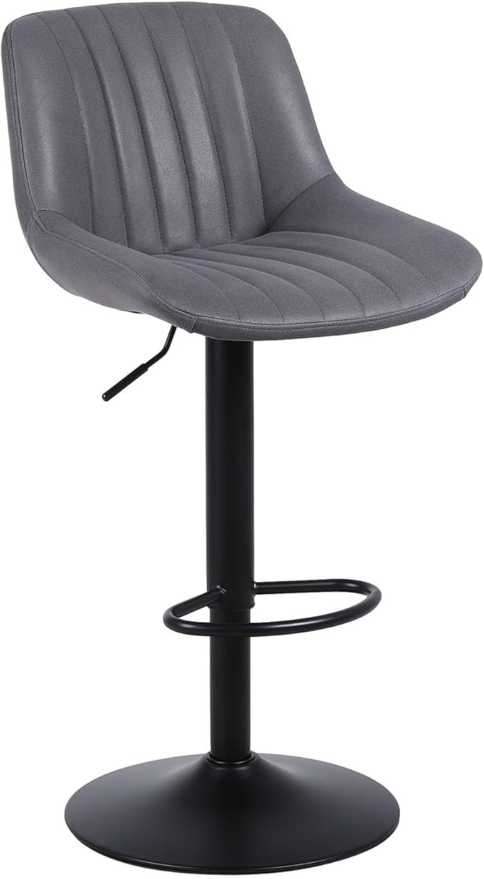 Bar Stools Set of 1, Swivel Counter Height Barstools by Youhauchair
