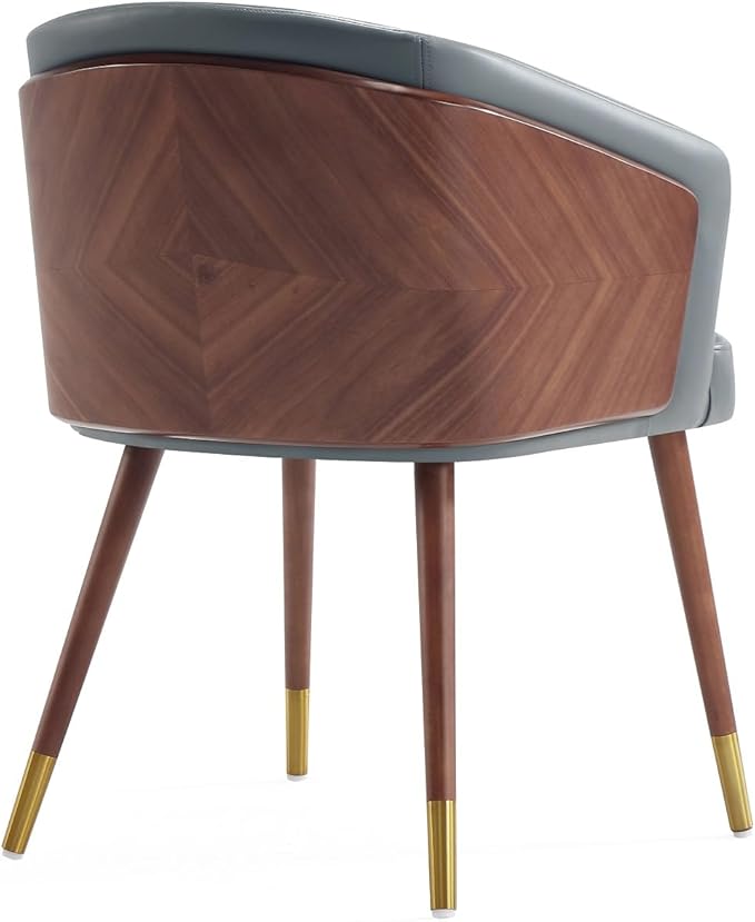 Manhattan Comfort Reeva Modern Dining Chair Upholstered in Tight Fit Leatherette - Image 8
