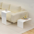 Acrylic Coffee Table for Small Couch, Premium Coffee Tables for Living Room by MESAILUP