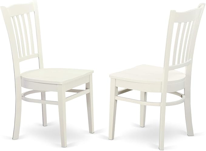 East West Furniture MZGR5-LWH-W 5 Piece Dining Set Includes a Rectangle Dining - Image 13
