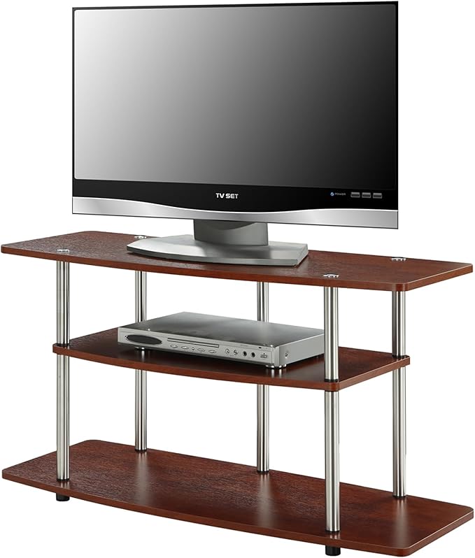 Convenience Concepts Designs2Go No Tools 3-Tier Wide Stand 42" Entertainment - Image 4