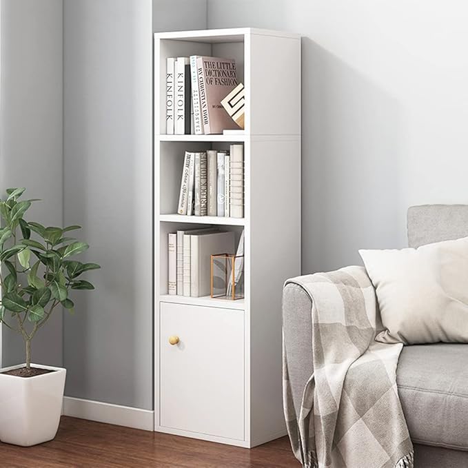 IOTXY Small Narrow Corner Bookcase by IOTXY
