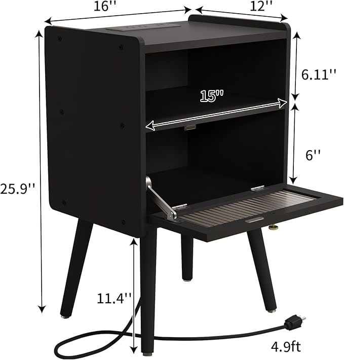 Mid Century Modern Nightstand - Image 3