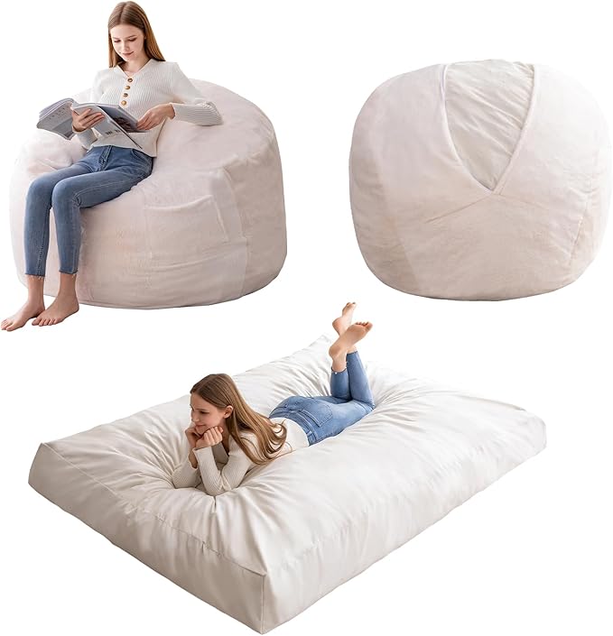 HIGOGOGO Giant Bean Bag Chair Bed by HIGOGOGO