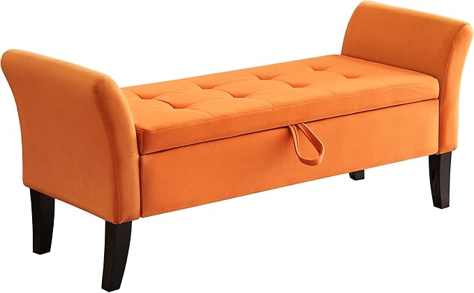 Furniliving 51 Inch Storage Bench - Image 9