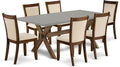 East West Furniture X797MZN32-7 7 Piece Dining Room Furniture Set Consist of a by EastWestFurniture