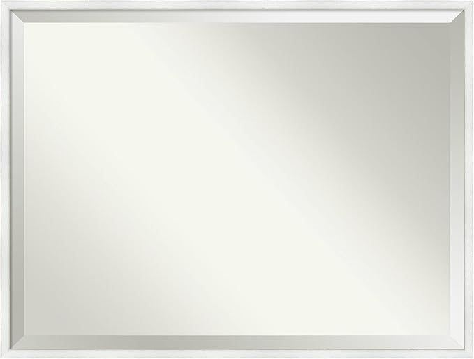 Amanti Art White Bathroom Mirror by AmantiArt