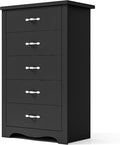 LINSY HOME 5 Drawer Dresser, Modern Dresser Chest by LINSYHOME