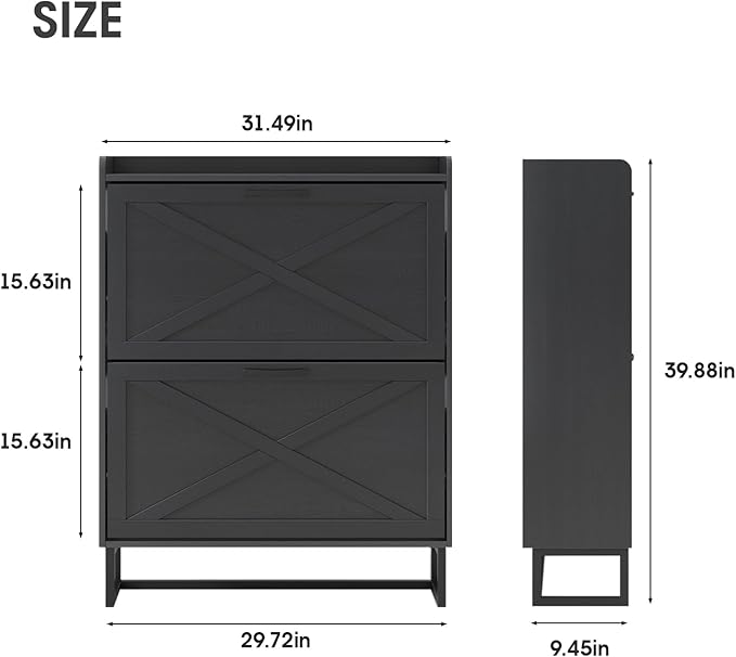 Maupvit Shoe Storage Cabinet - Image 2