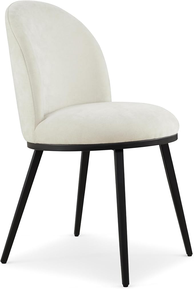 Dining Chairs Set of 4, Fabric Upholstered Dining Room Chairs - Image 7