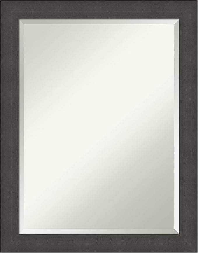 Amanti Art Silver Bathroom Mirror by AmantiArt