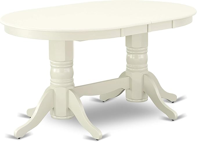 East West Furniture VAVA7-LWH-C 7 Piece Modern Dining Table Set Consist of an - Image 6