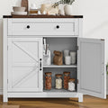 Farmhouse Storage Cabinet with 2 Doors, Freestanding Floor Storage Cabinets by MinoKesper