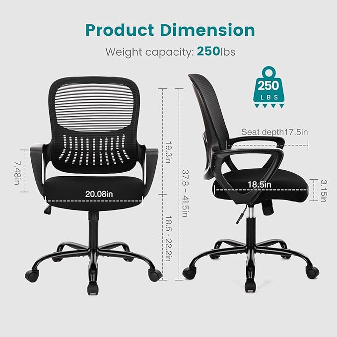 SMUG Home Office Computer Desk Chair - Image 2